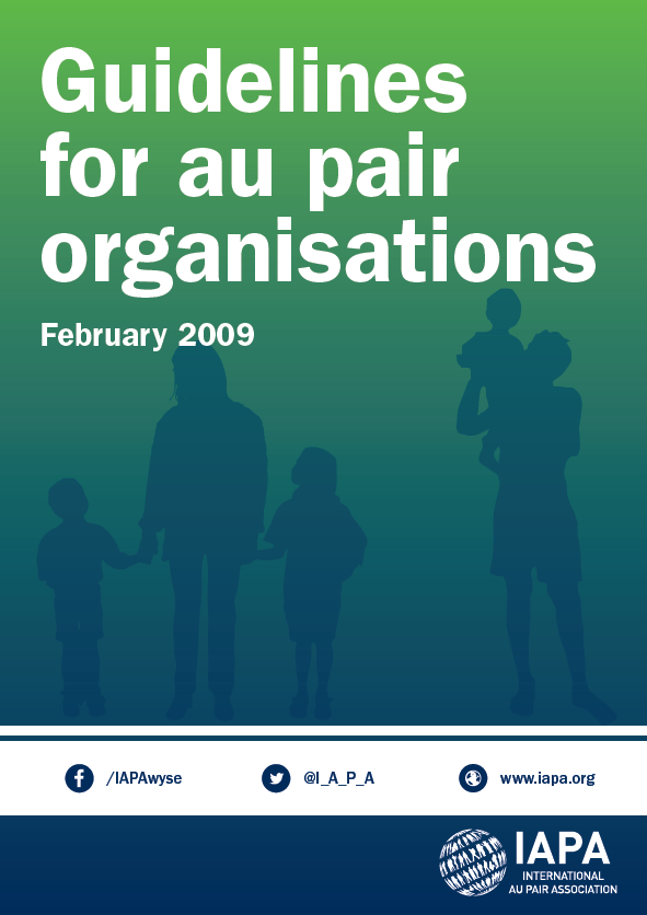 Guidelines for au pair organisations - front