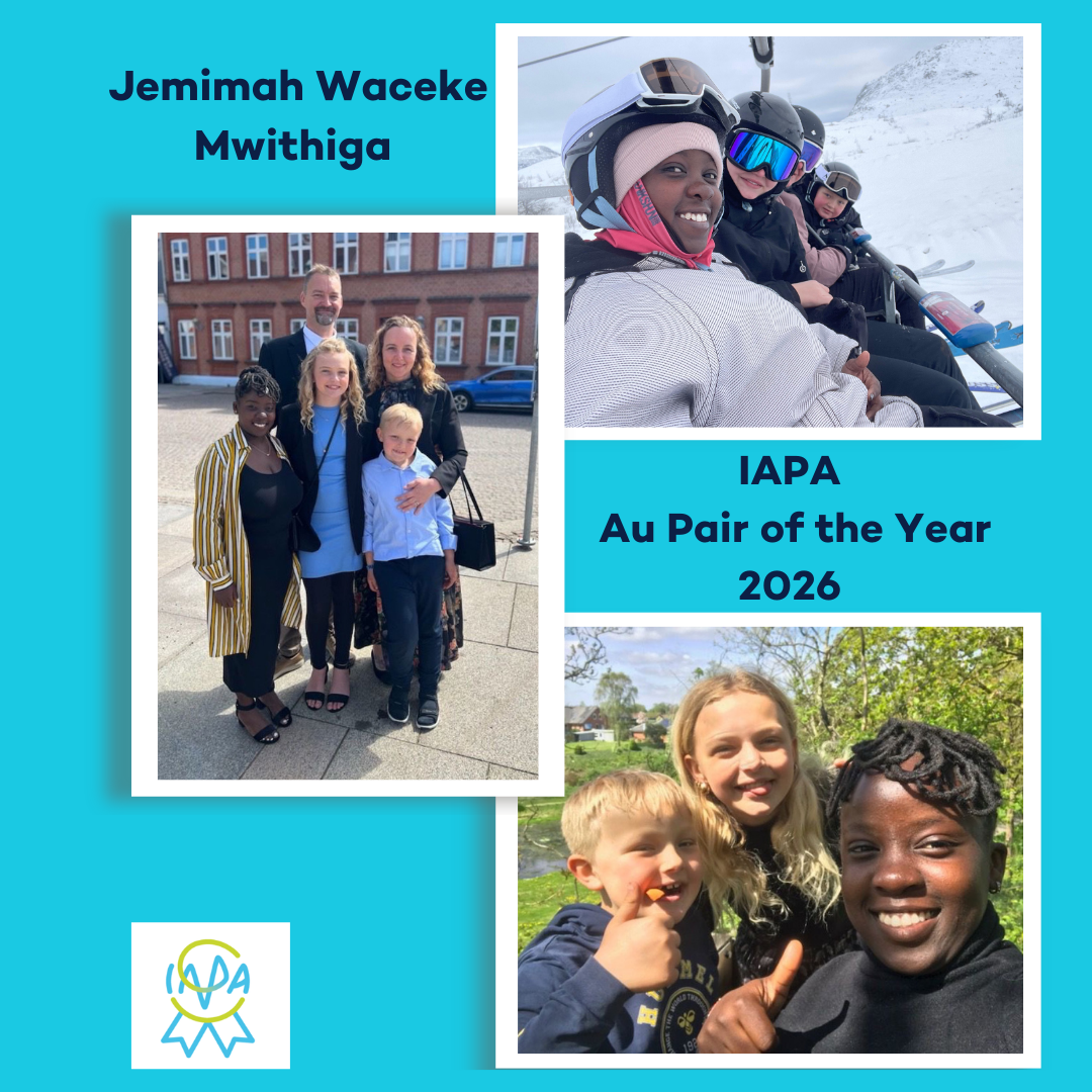 Jemimah Waceke Mwithiga from Kenya wins 2026 IAPA Au Pair of the Year Award