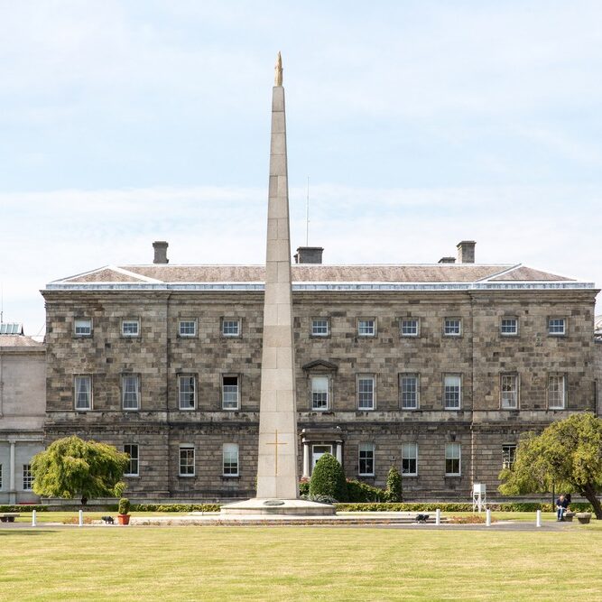 Leinster House. Home of the Irish Parliament 